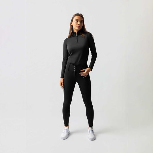 Horze Leonie Womens Full Seat Leather Breeches image 