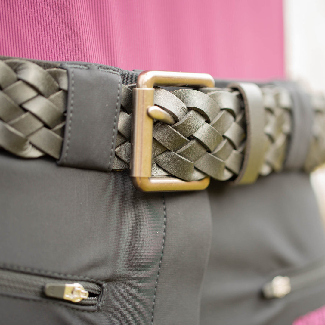 Equinavia Kari Braided Wide Leather Belt image 