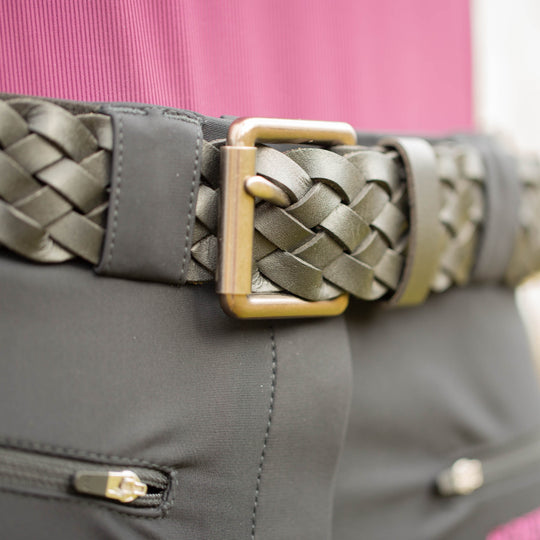 Equinavia Kari Braided Wide Leather Belt image 