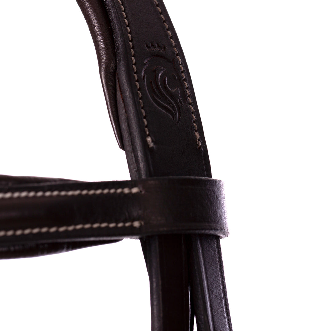 Equinavia Saga Fancy Stitched Figure 8 Bridle &amp; Reins image 