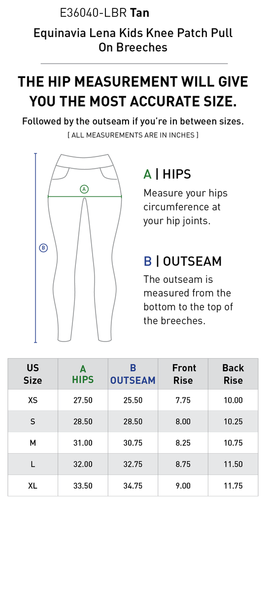 Size chart: Kid&