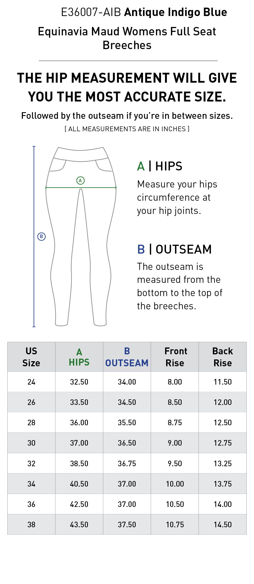 Size chart: Women&