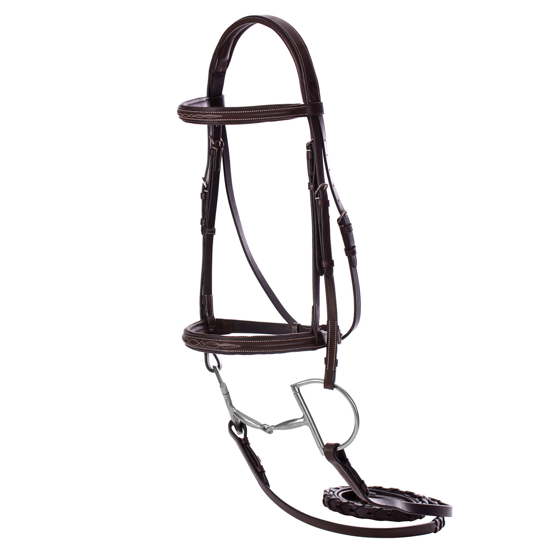 Equinavia Saga Fancy Stitched Hunter Bridle & Reins image #1