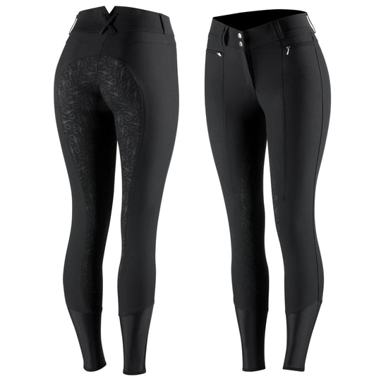 Horze Angelina Womens Silicone Full Seat Breeches image 