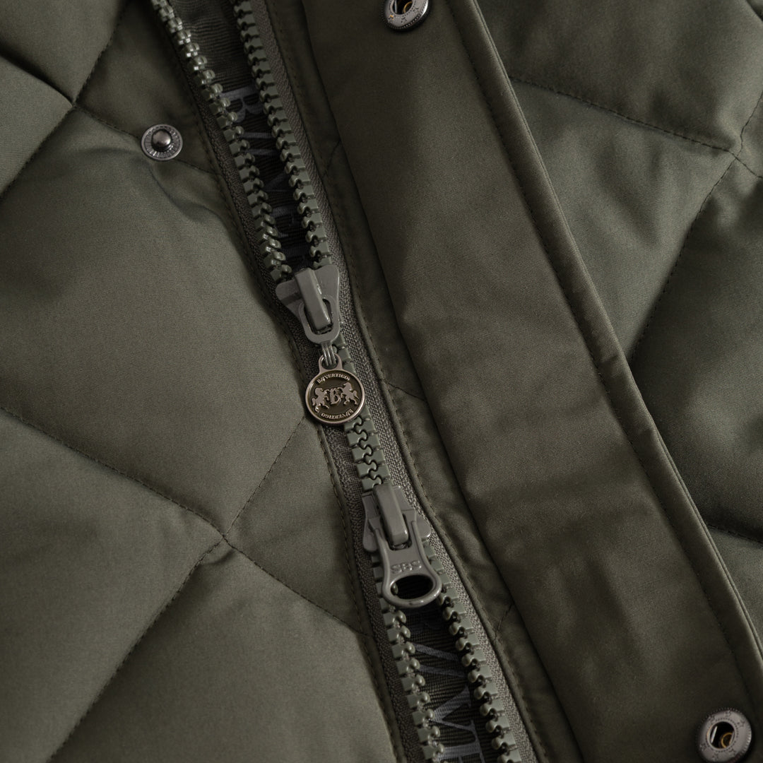 B Vertigo Gem Womens Waxed Padded Long Coat image 