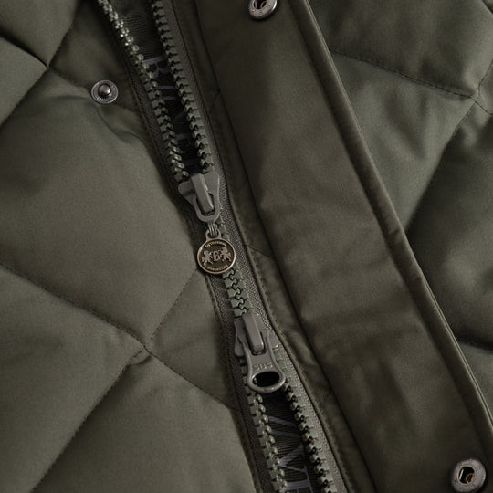 B Vertigo Gem Womens Waxed Padded Long Coat image 