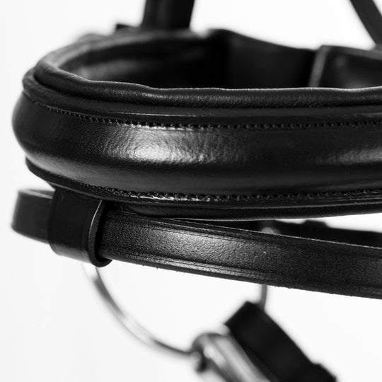 Equinavia Saga Dressage Crank Noseband Bridle &amp; Reins image 
