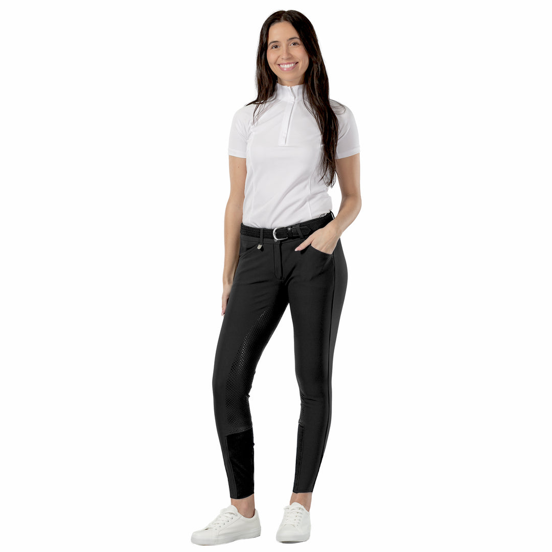 Horze Grand Prix Womens Silicone Full Seat Breeches image 