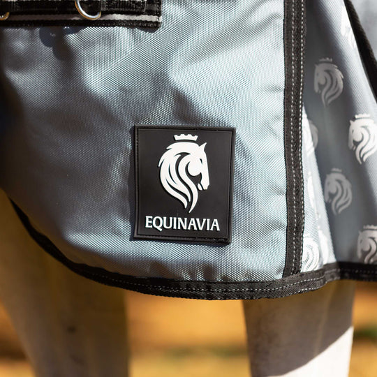 Equinavia Thunder 360 Detachable Neck Mid Weight Turnout Blanket 200g image 