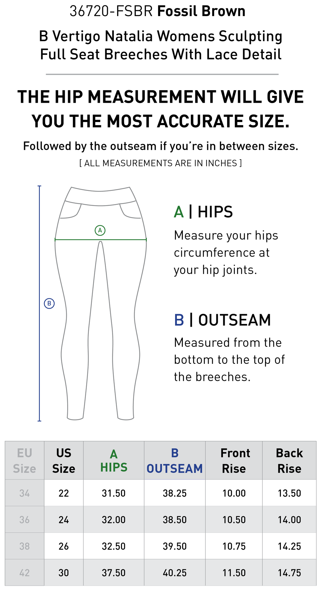 Size chart: Women&