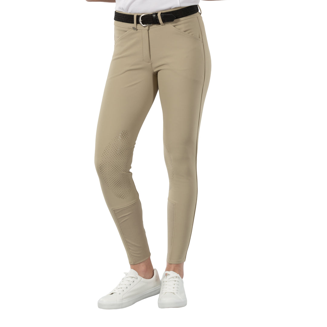 Horze Grand Prix Womens Silicone Knee Patch Breeches image #1