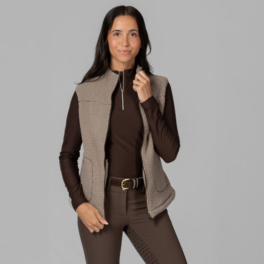 Equinavia Emma Womens Teddy Fleece Vest image 