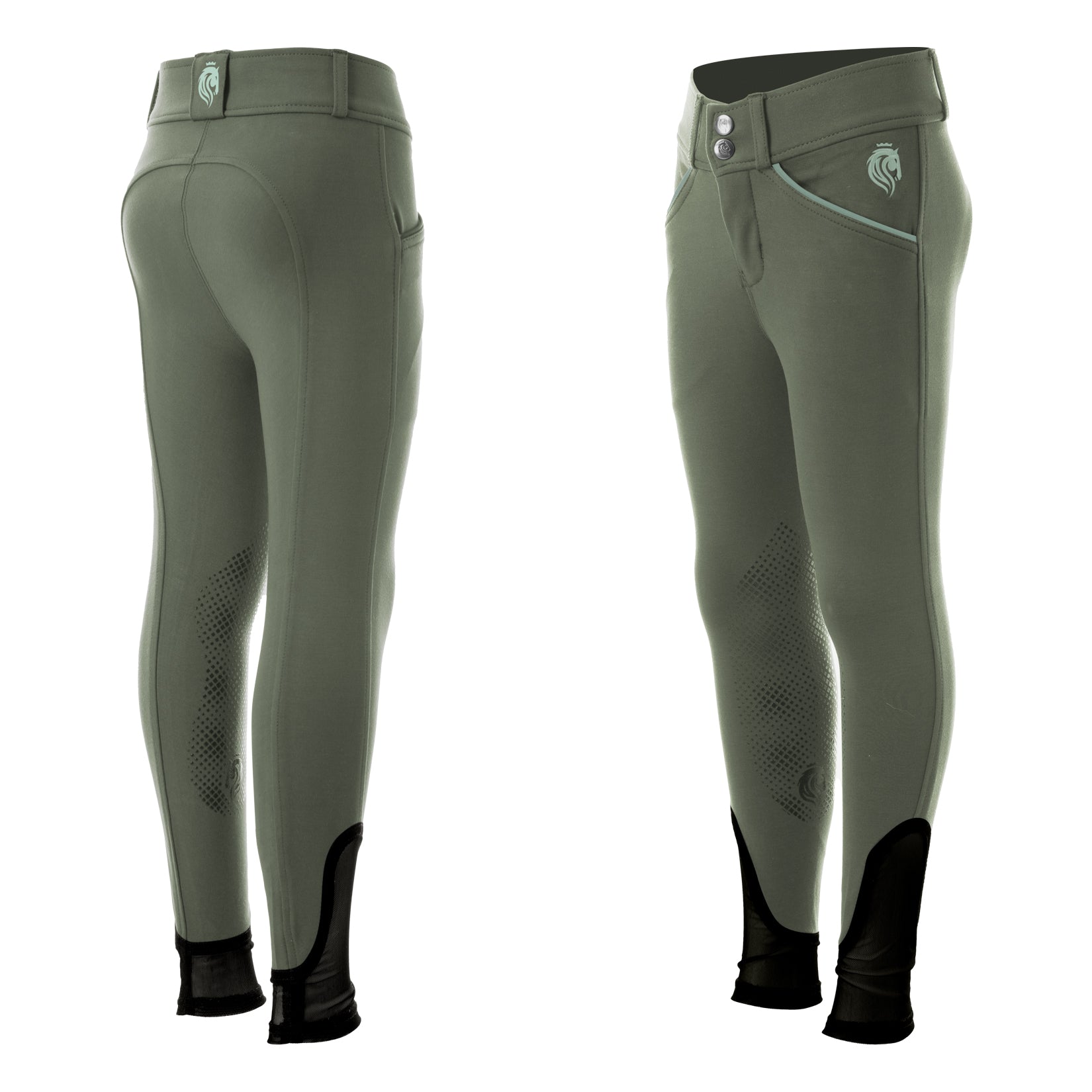 Equinavia Greta Kids Silicone Knee Patch Breeches image #1