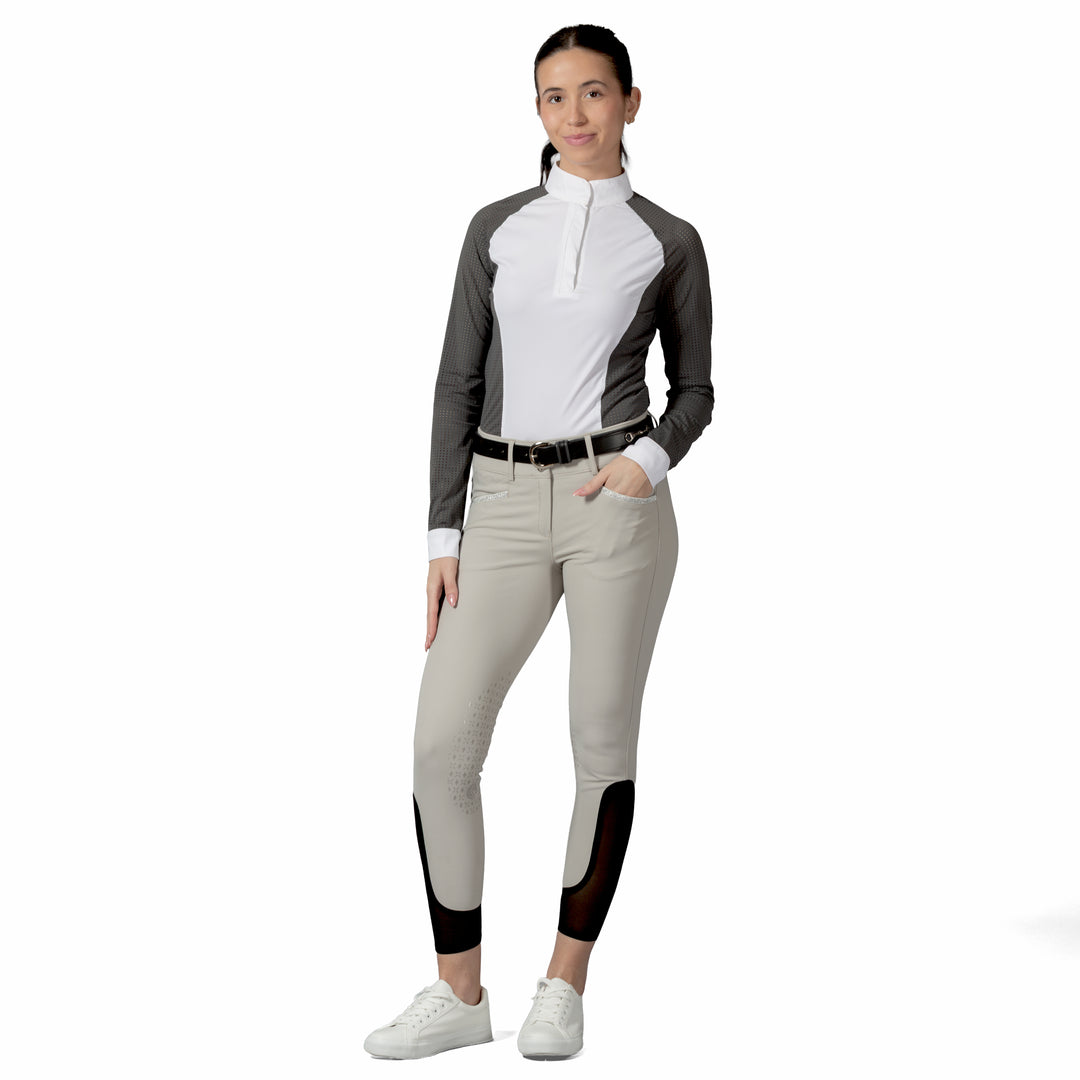 Equinavia Sara Womens Perforated Long Sleeved Show Shirt image 
