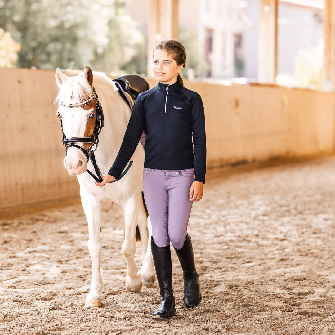Horze Issi Kids Technical Long Sleeved Shirt image 