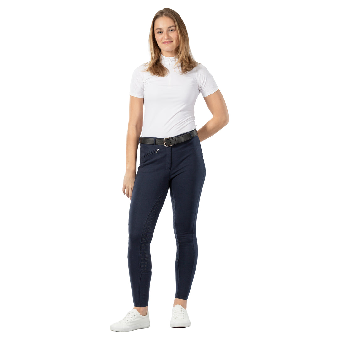 Horze Active Womens Silicone Full Seat Breeches image 