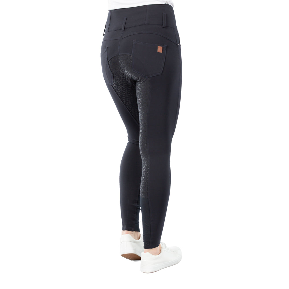 Horze Tara Womens High Waist Silicone Full Seat Breeches image #2