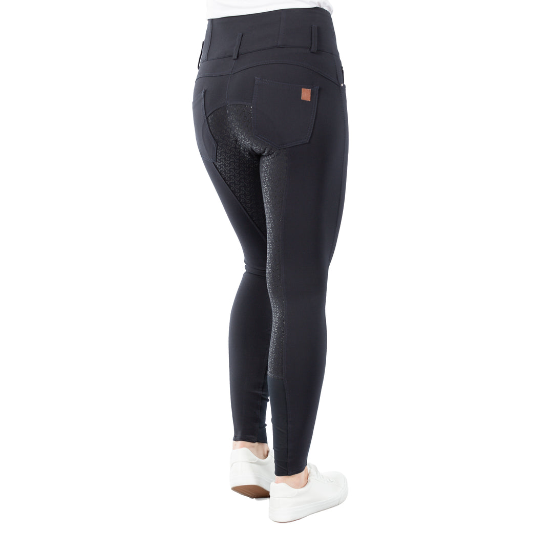 Horze Tara Womens High Waist Silicone Full Seat Breeches image 