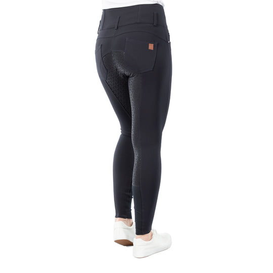 Horze Tara Womens High Waist Silicone Full Seat Breeches image 