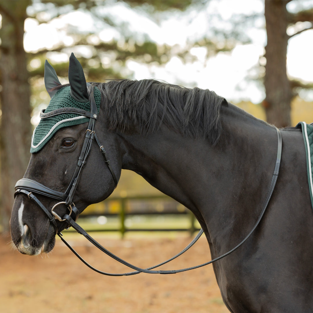 Equinavia Voss Dressage Saddle Pad and Bonnet Set image 