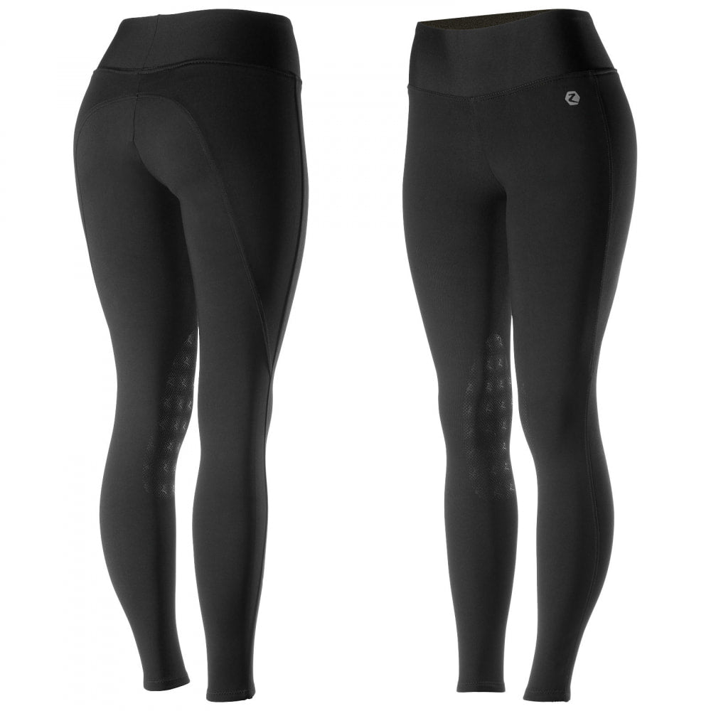 Horze Juliet Womens Hyper Flex Knee Patch Tights image #1