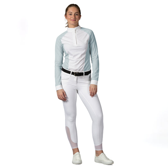 Equinavia Sara Womens Perforated Long Sleeved Show Shirt image 