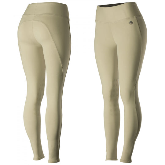 Horze Juliet Womens Hyper Flex Knee Patch Tights image 