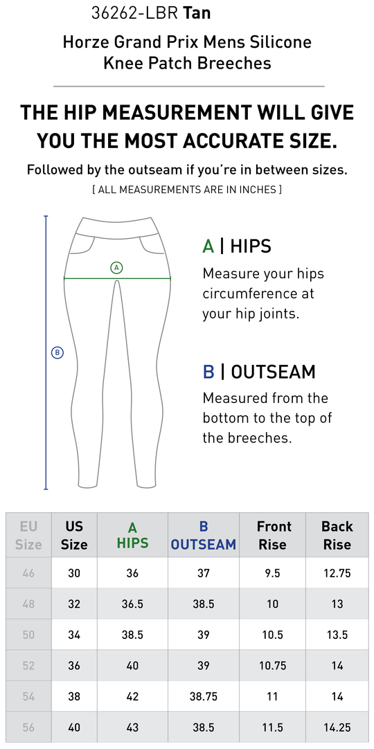 Size chart: Men&