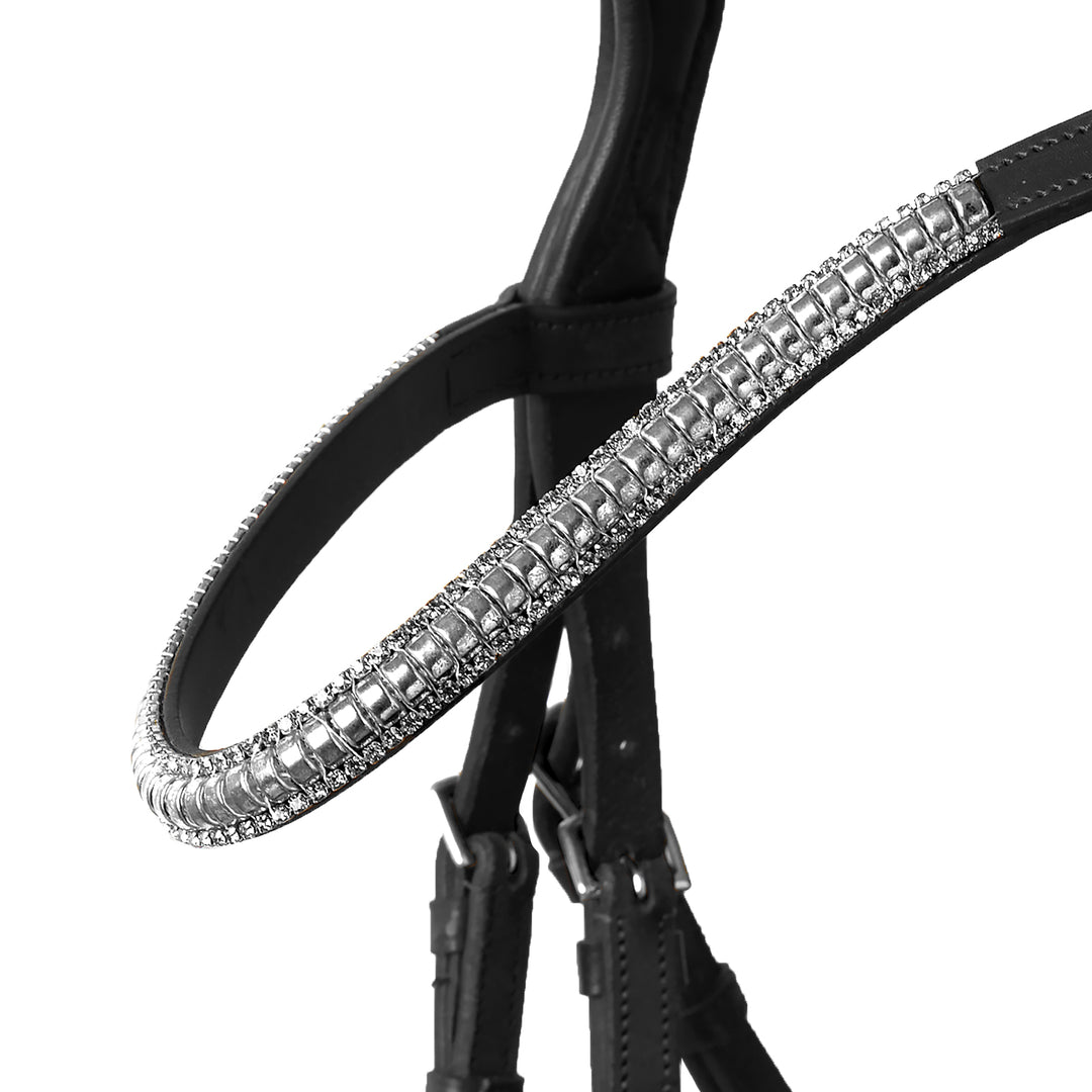 Horze Highbury Anatomical Crystal Dressage Bridle image 