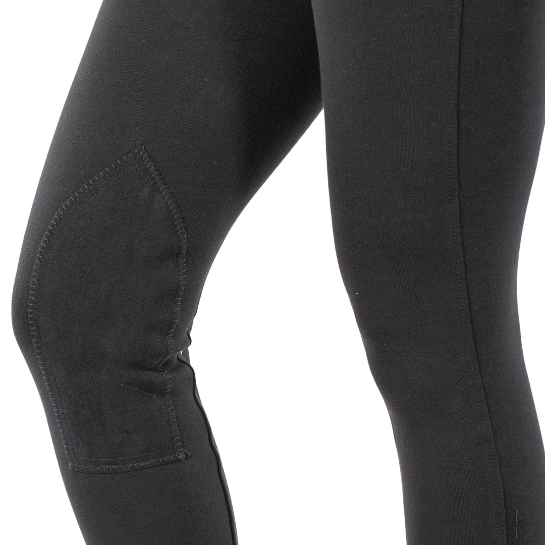 Horze Ella Womens Pull-On Knee Patch Breeches image 