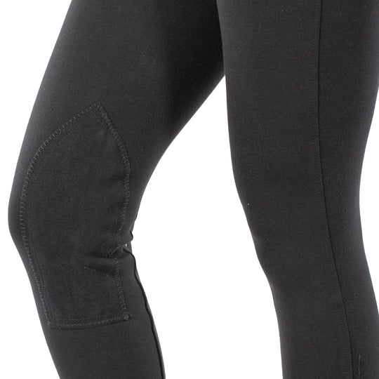 Horze Ella Womens Pull-On Knee Patch Breeches image 