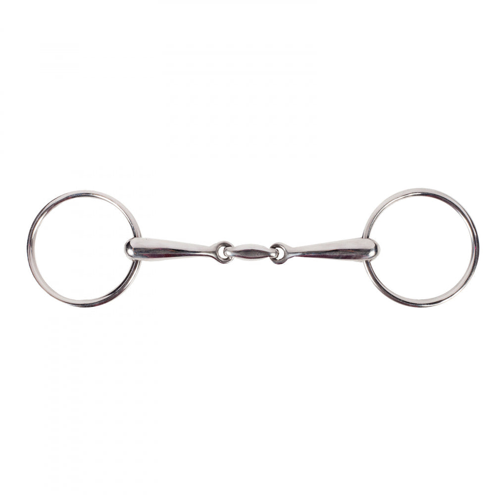 Horze Lozenge Link Loose Ring Snaffle Bit - 16mm Width image #1