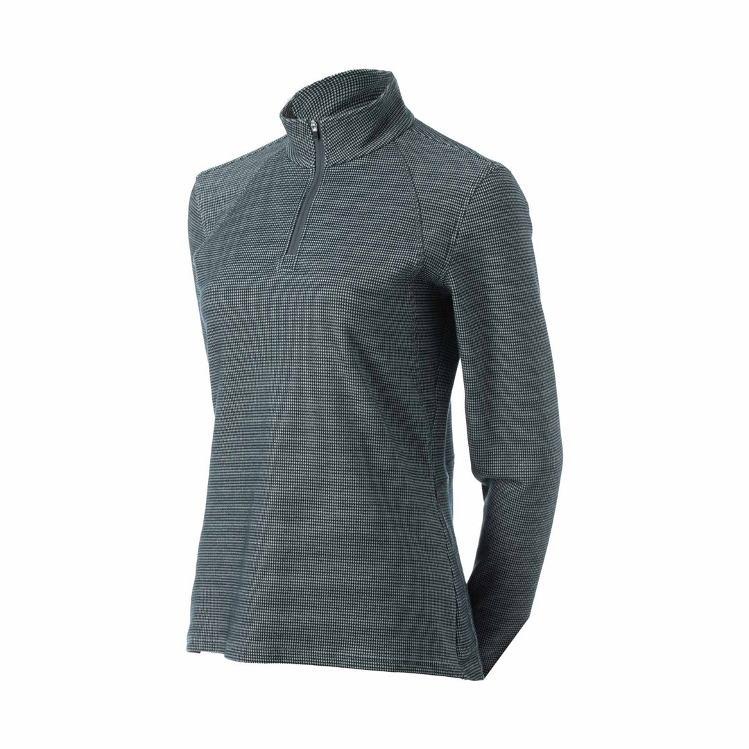 Equinavia Lara Womens Houndstooth Quarter Zip image 