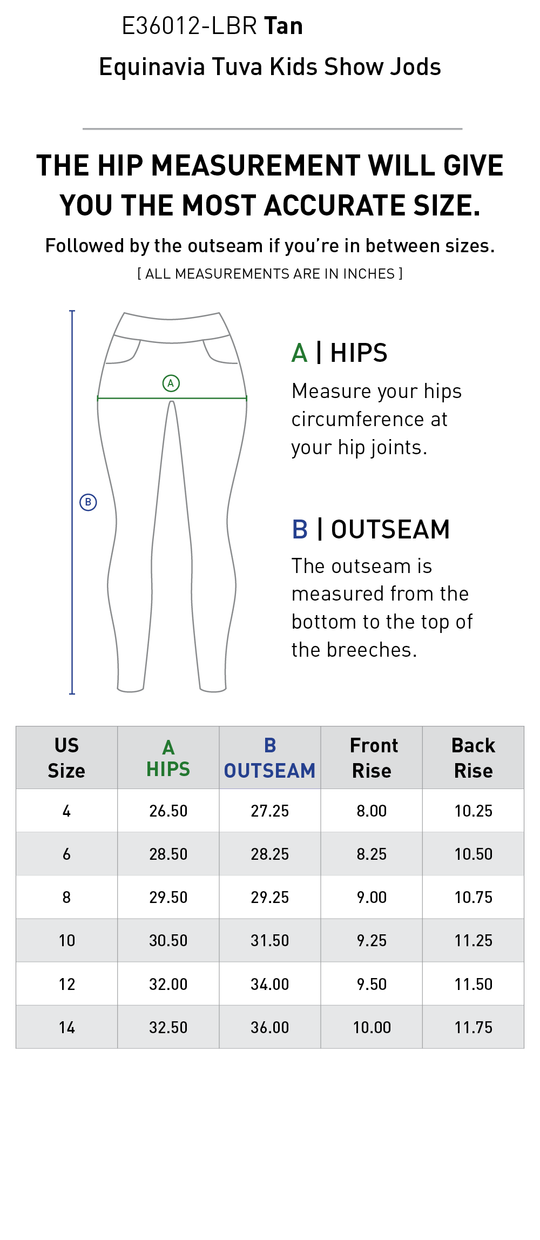 Size chart: Kid&