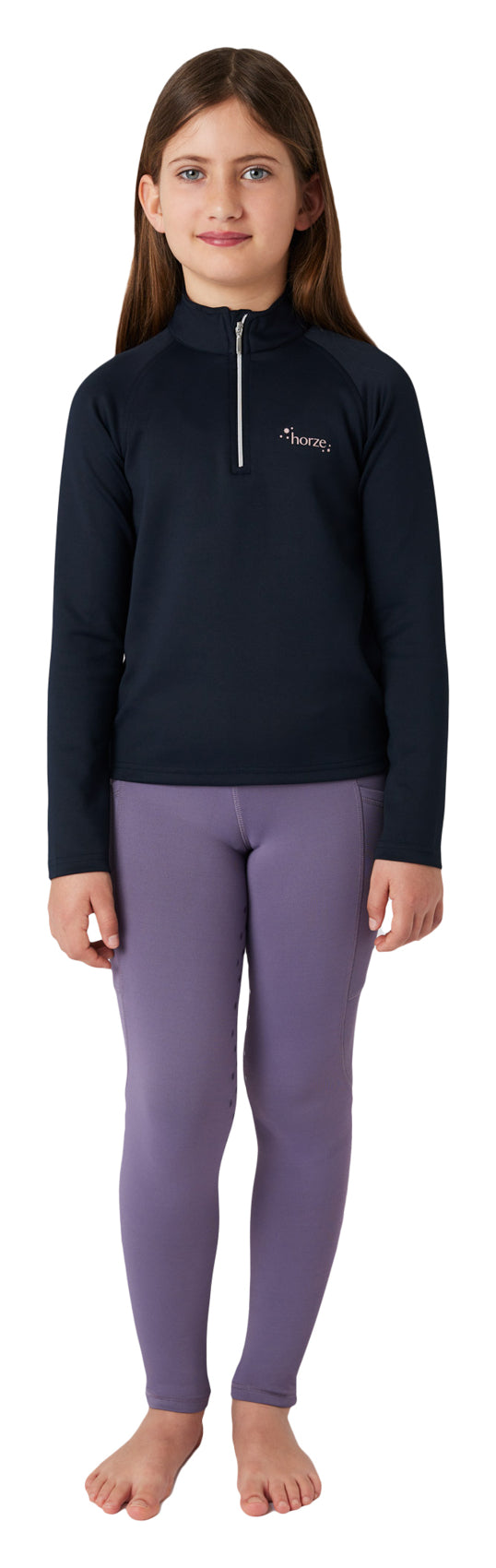 Horze Issi Kids Technical Long Sleeved Shirt image #2
