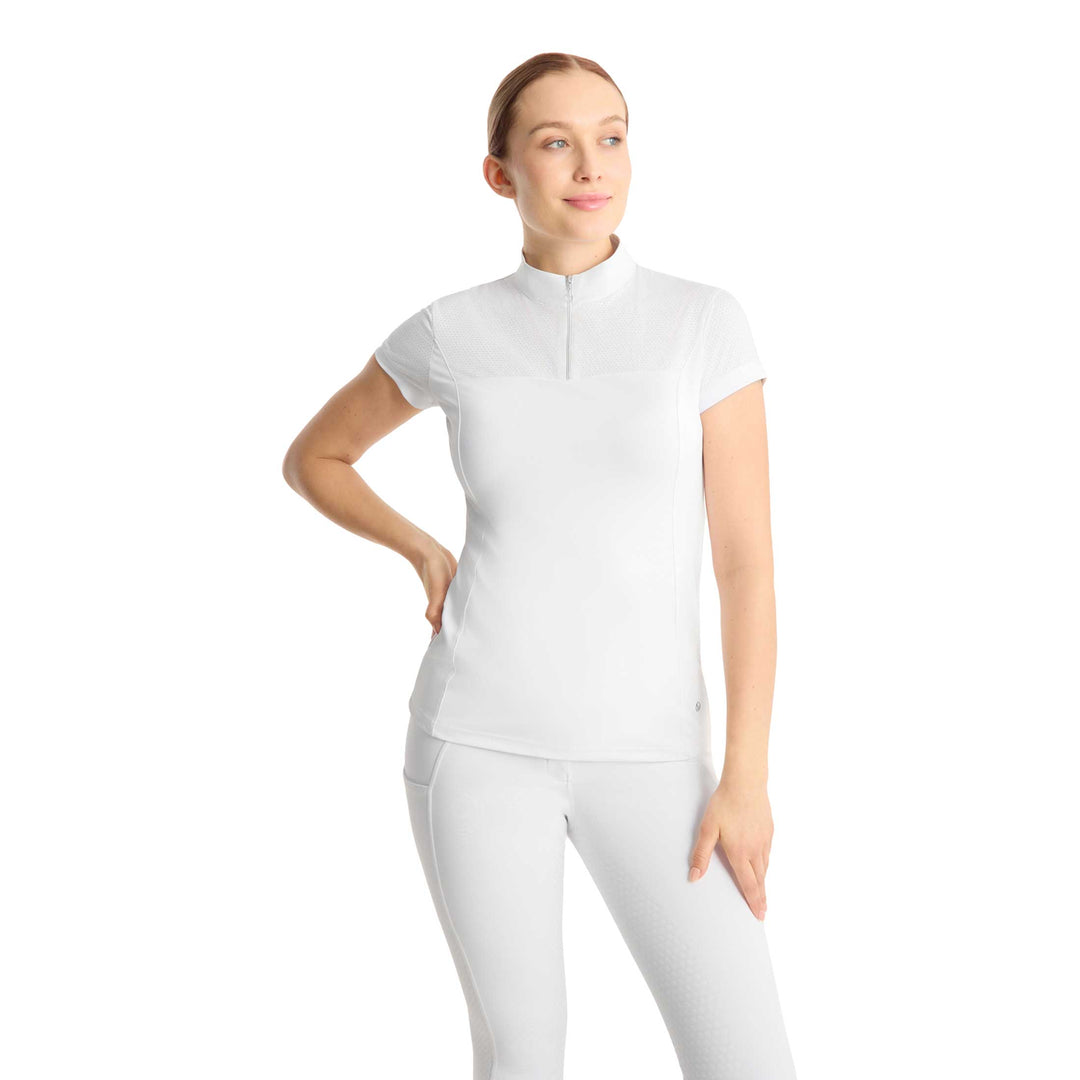 Horze Louisa Womens Mesh Short Sleeve Show Shirt image #1