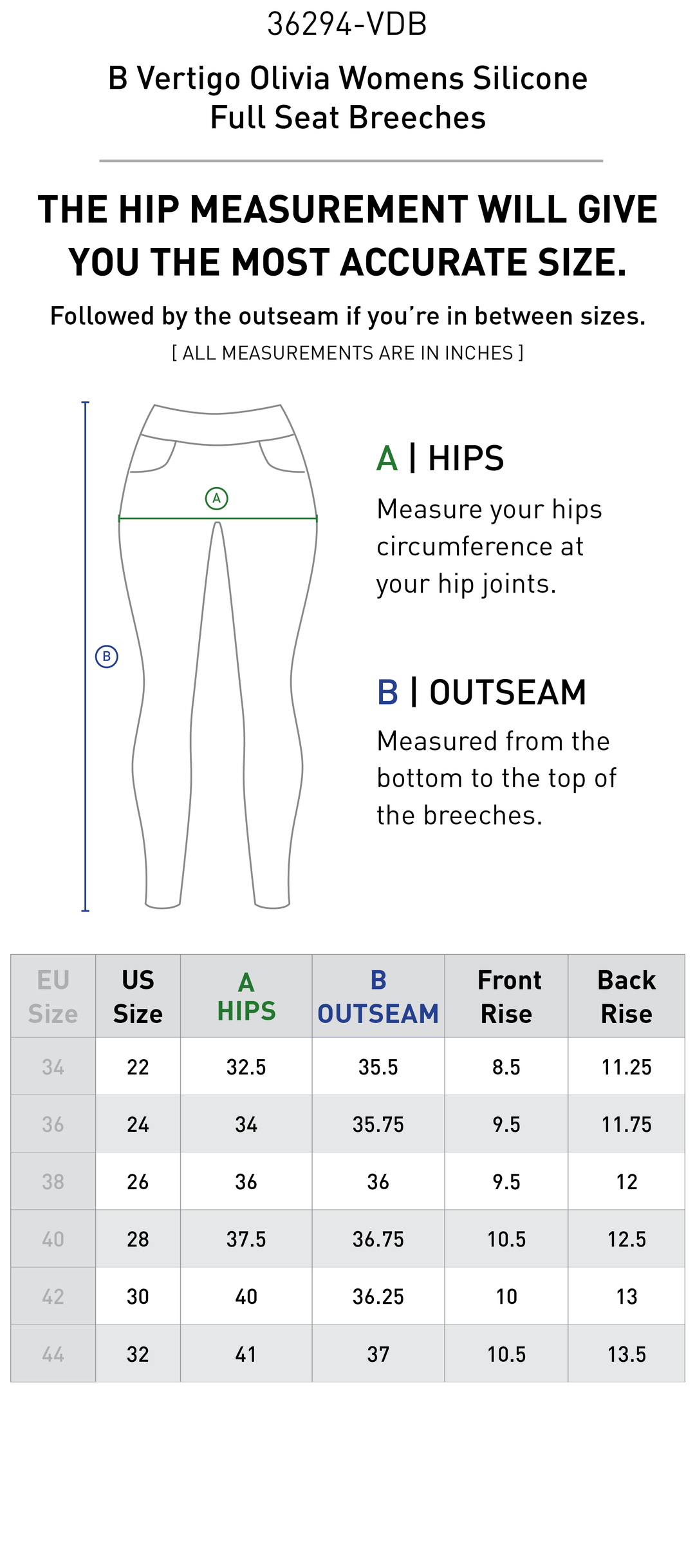 Size chart: Women&