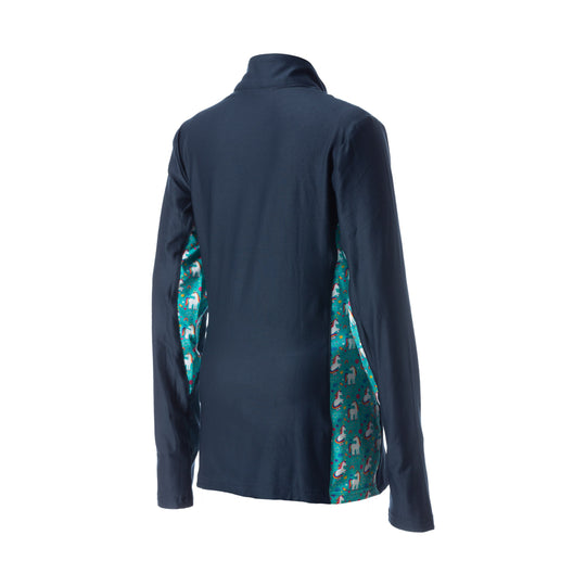 Equinavia Lena Kids Long Sleeve Quarter Zip Shirt image 