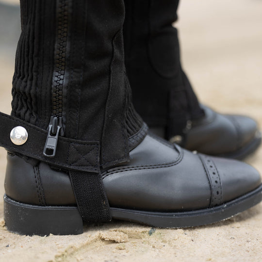 Horze Kids Ribbed Amara Half Chaps image 