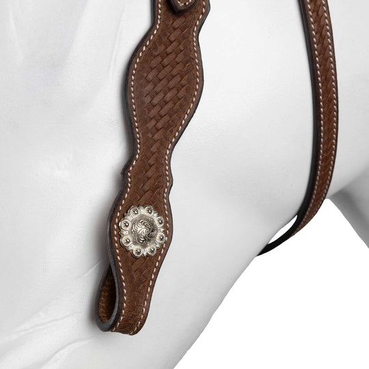Horze Western Futurity Knot Headstall with Conchos image 