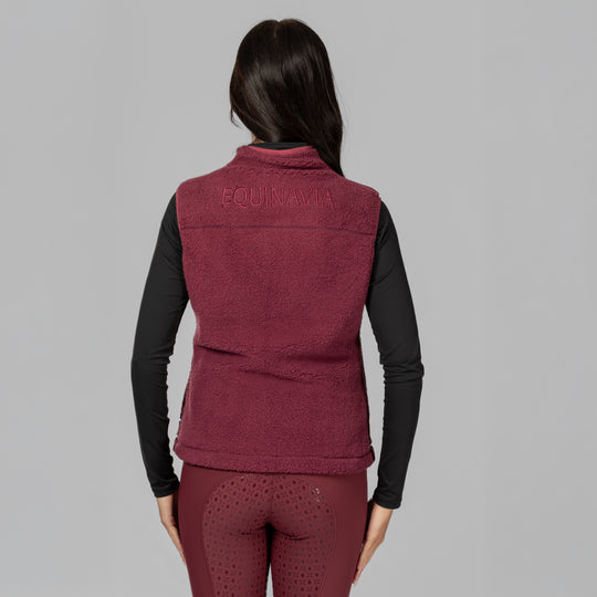 Equinavia Emma Womens Teddy Fleece Vest image 