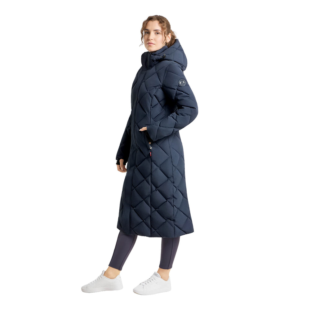 B Vertigo Gem Womens Waxed Padded Long Coat image #2