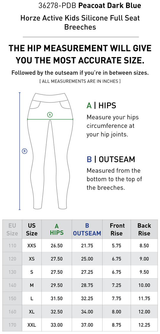 Size chart: Kid&
