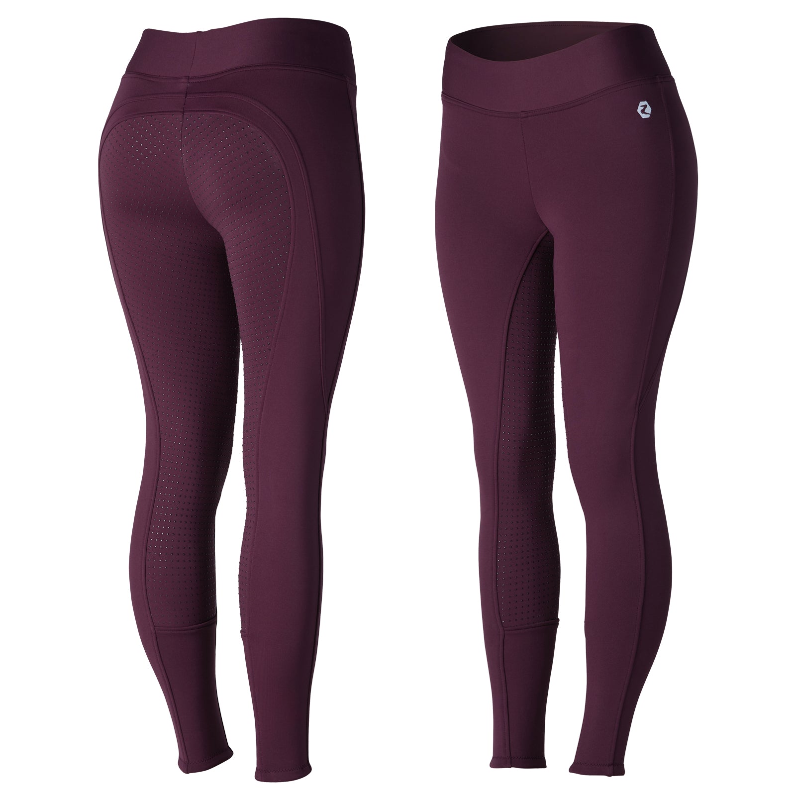 Horze Active Womens Winter Silicone Full Seat Tights image #1