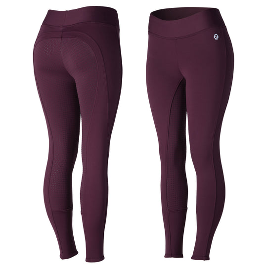Horze Active Womens Winter Silicone Full Seat Tights image 