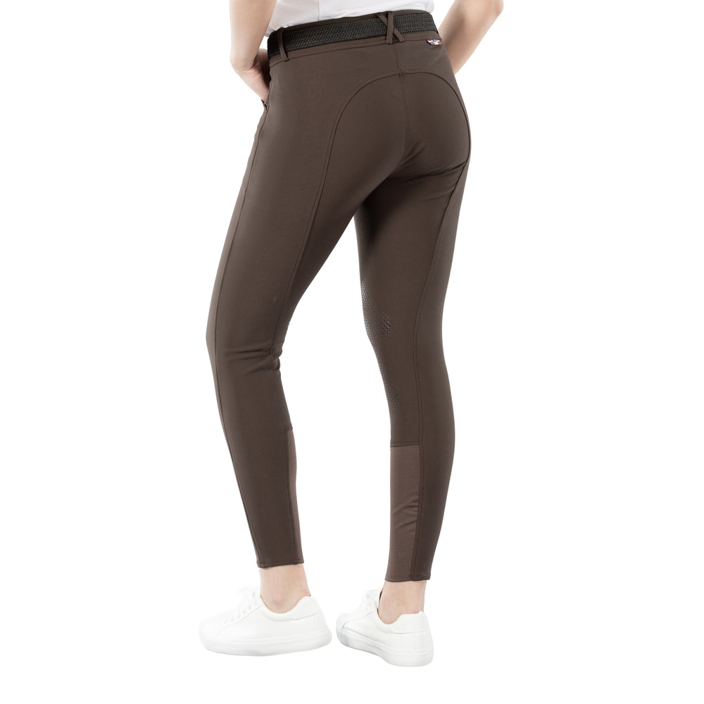 Horze Grand Prix Womens Silicone Knee Patch Breeches image #2