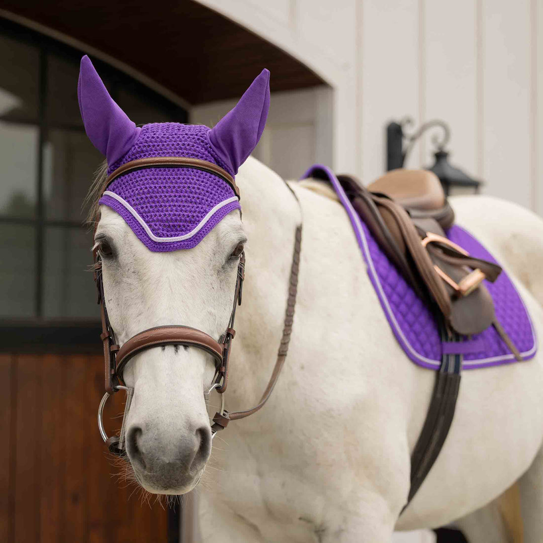 Equinavia Voss All Purpose Saddle Pad and Bonnet Set image 