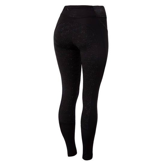 Noel Womens Winter Tights with Black Glitter image 