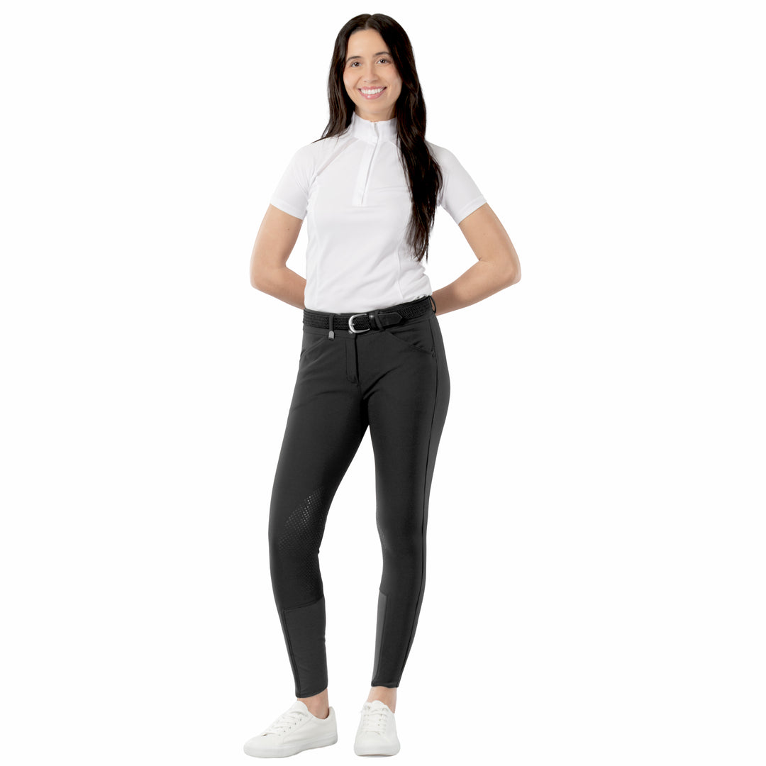 Horze Grand Prix Womens Silicone Knee Patch Breeches image 