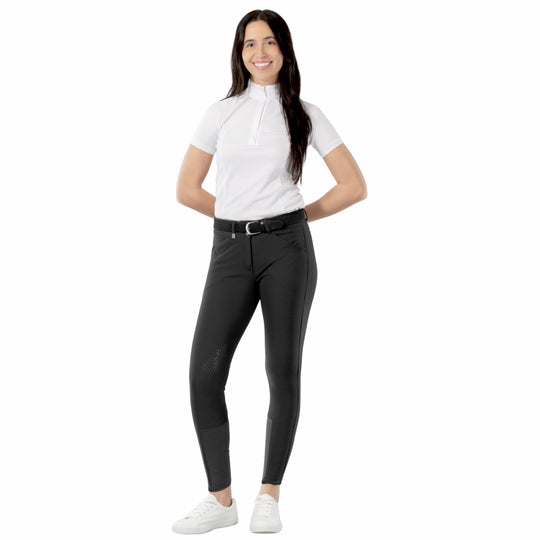 Horze Grand Prix Womens Silicone Knee Patch Breeches image 
